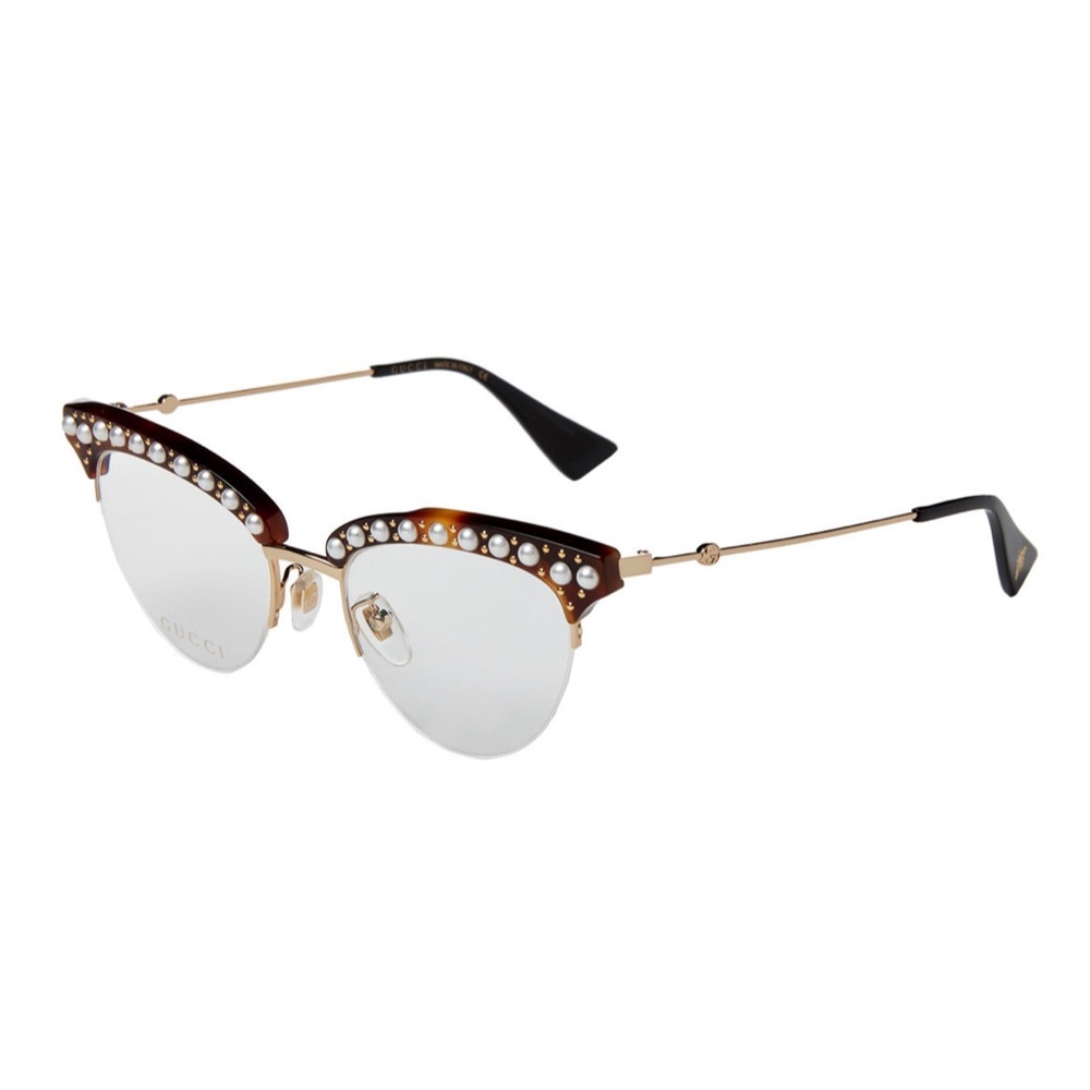 GUCCI TORTOISE SHELL CATEYE SUNGLASSES